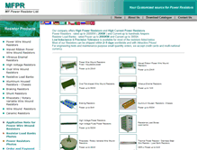 Tablet Screenshot of mf-powerresistor.com